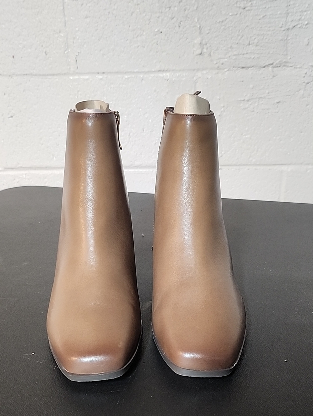 Easy Spirit Sydney Brown Leather Women's Ankle Boots